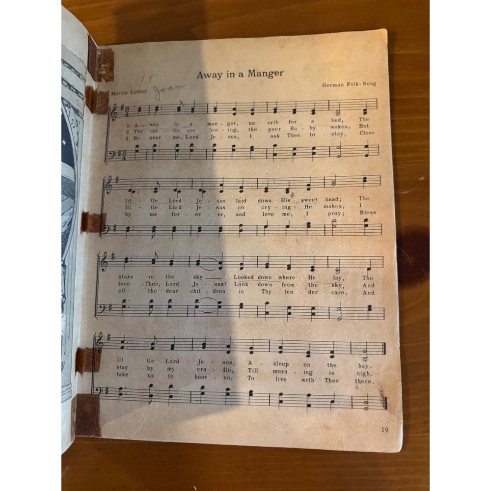 Vintage‎ Christmas Carols Book Children Songs Karl Schulte FD Lohman - Picture 4 of 9
